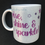 Thumbnail: "Rise, shine & sparkle!" shimmery silver mug