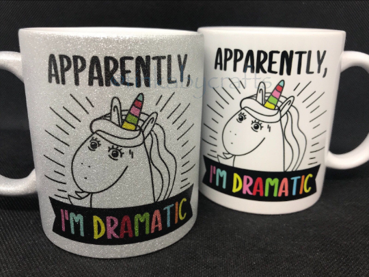 Thumbnail: Apparently, I'm dramatic - unicorn mug