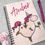 Thumbnail: Personalised polka dot pink unicorn A5 notepad