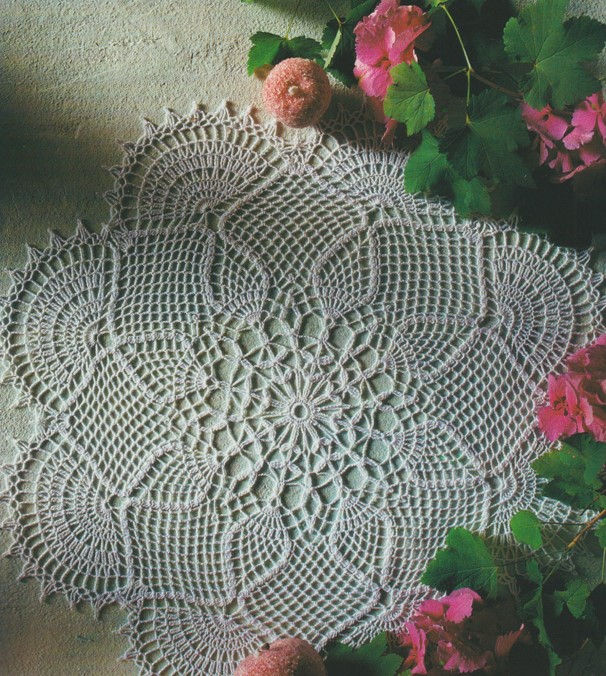 Napperon Rond Au Crochet Explication Et Schma