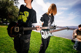Theory of a Thought band Kelowna British Columbia alt-rock metal Braze magazine outdoor photoshoot