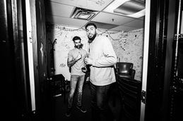 Yuk Yuk's Calgary Alberta Comedy Club Stand-up Comedian Headshot Creative Photoshoot Sunee Dhaliwal Amol Suri