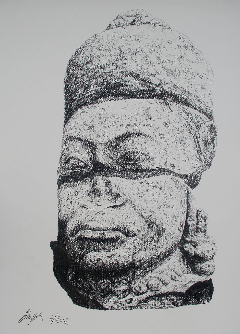 Stone head