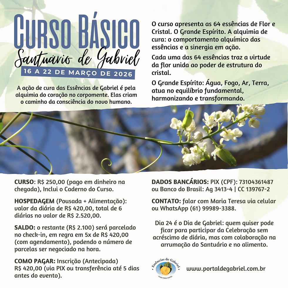 Curso Básico Essências de Gabriel 2026