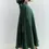 Thumbnail: Nina Midi Wrap Skirt Forest Green
