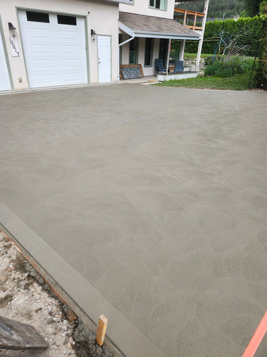 driveway concrete work