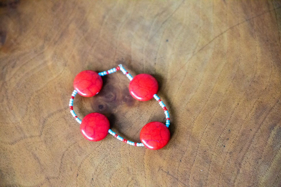 Thumbnail: Blue with red pendant