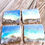 Thumbnail: Square Beach resin coasters with shells