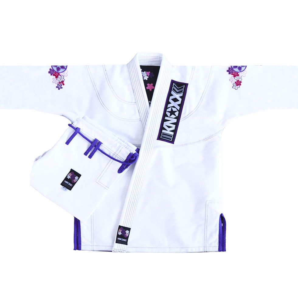KNOXX Fitted Jiu Jitsu "Sakura" Gi White