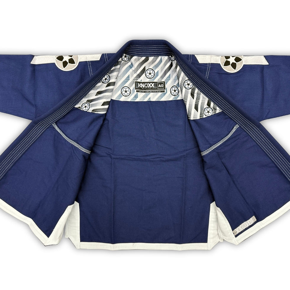 Thumbnail: KNOXX Jiu Jitsu "RWTB Ultra" Navy/White Gi