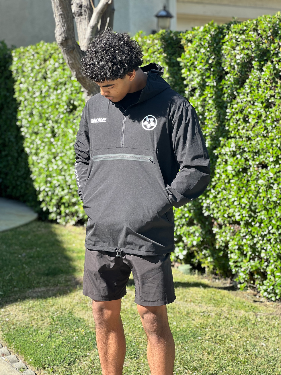 Thumbnail: KNOXX WEATHER-READY ANORAK PULLOVER - Black