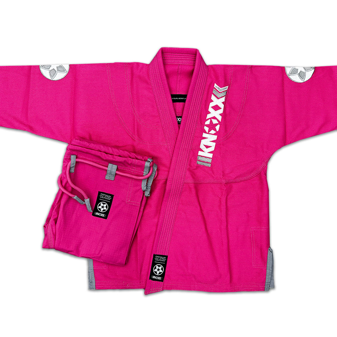 KNOXX Jiu Jitsu "Kusari Elite" Pink/Grey Gi