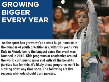 Top 5 Reasons Why Kids Should Train Jiu Jitsu