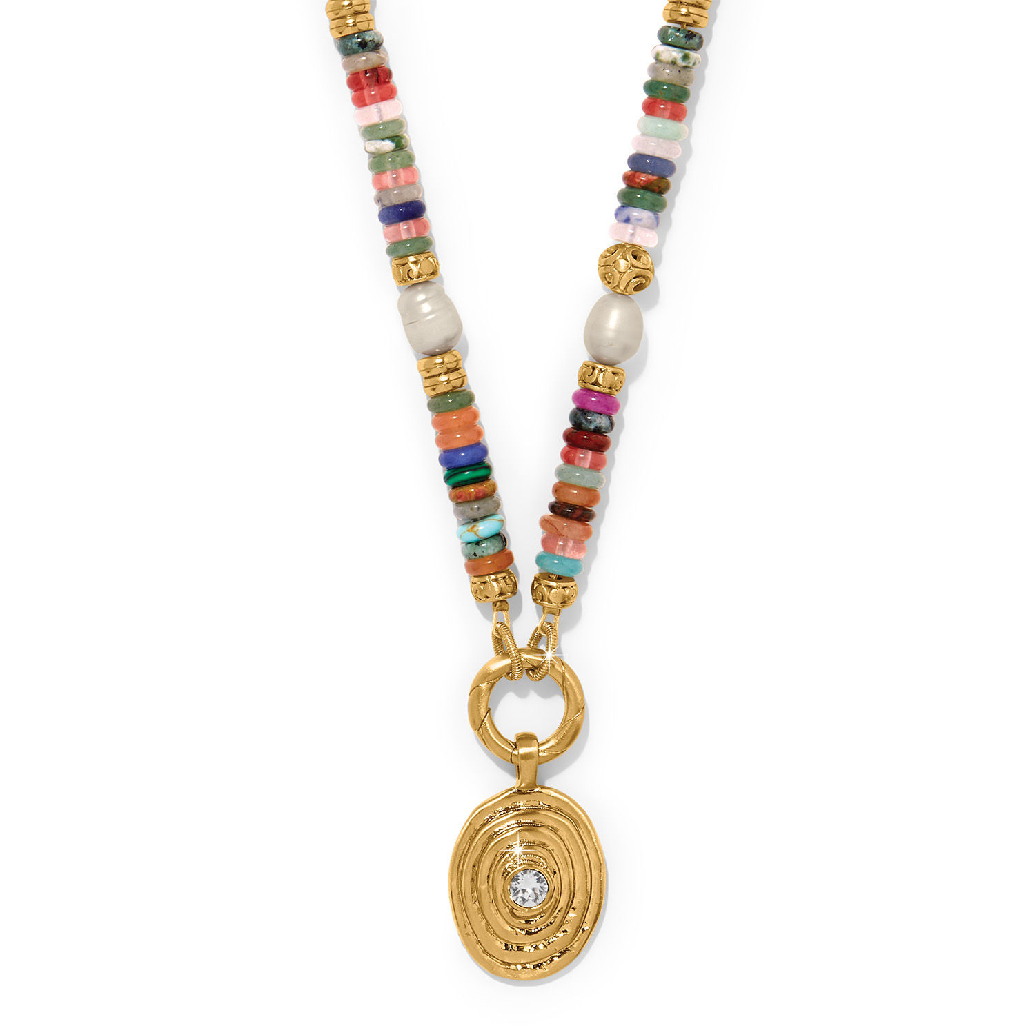 Brighton - Kosmos Chroma Token Charm Necklace