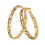Thumbnail: Brighton - Contempo Gold Large Hoop Earrings