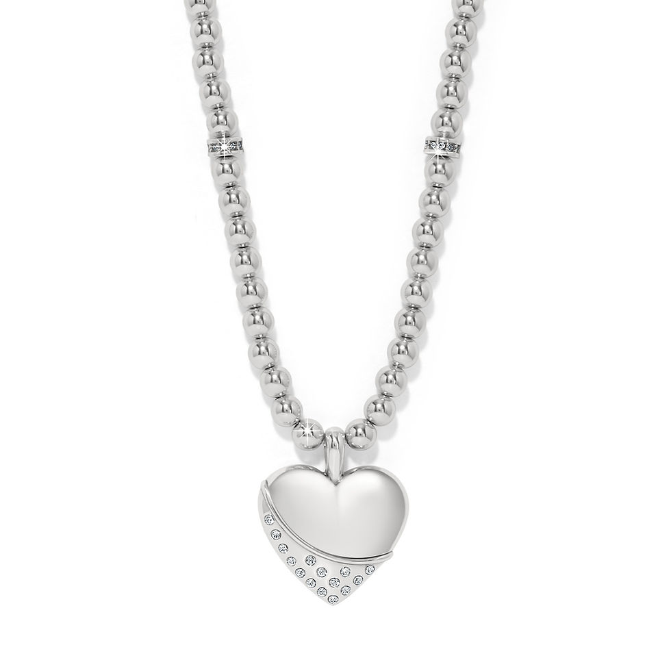 Brighton - Meridian Petite Wave Heart Necklace