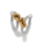 Brighton - Interlok Single Knot 2TN Hoop Earrings