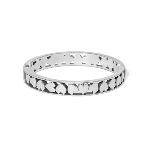 Brighton - Mystery Of Love Hearts Hinged Bangle | Mysite