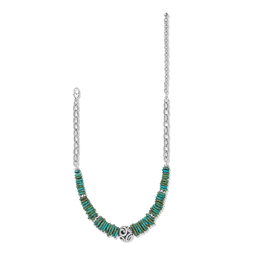 Thumbnail: Brighton - Contempo Sonora Verde Blue Disc Necklace