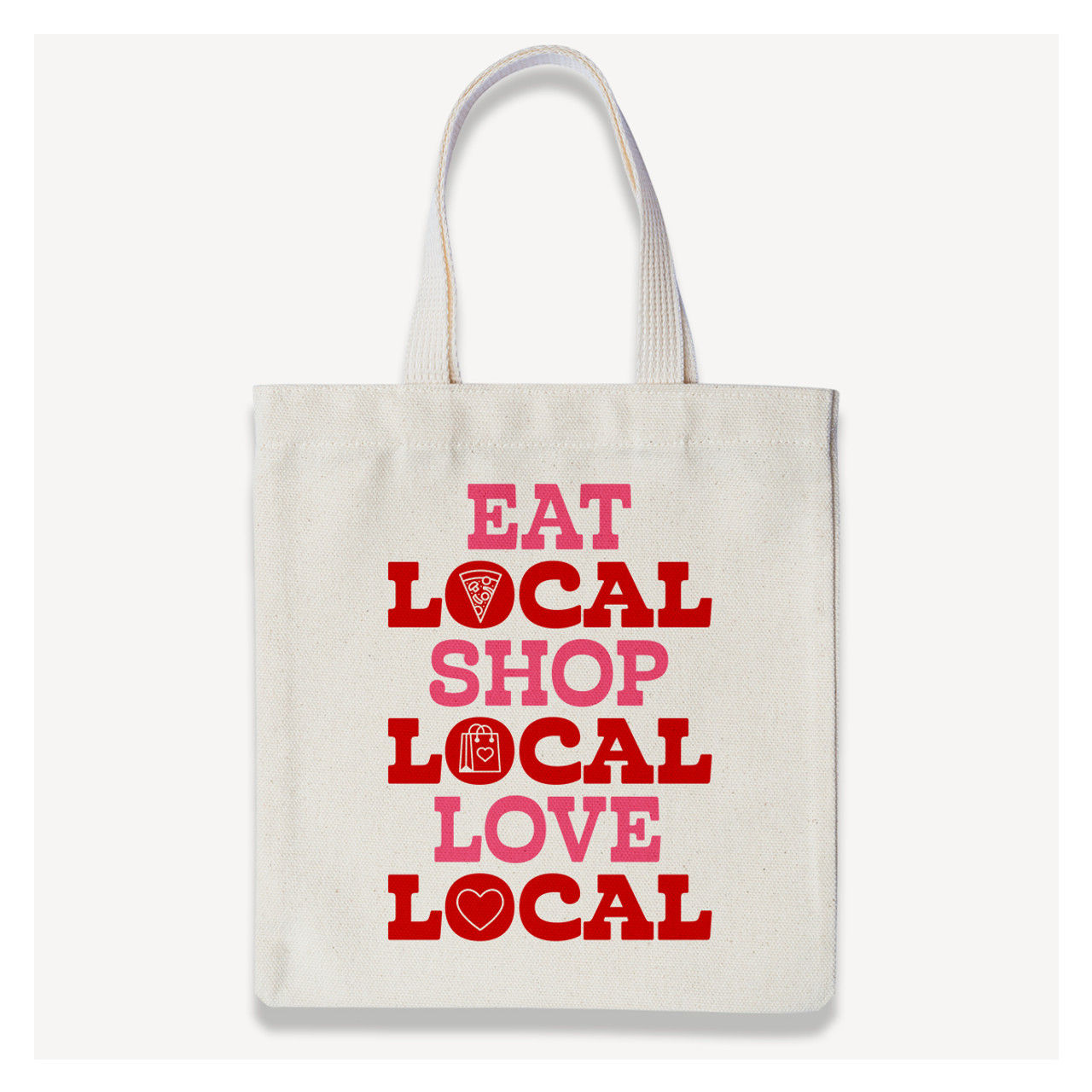 Rock Scissor Paper - Eat Shop Love Local Tote