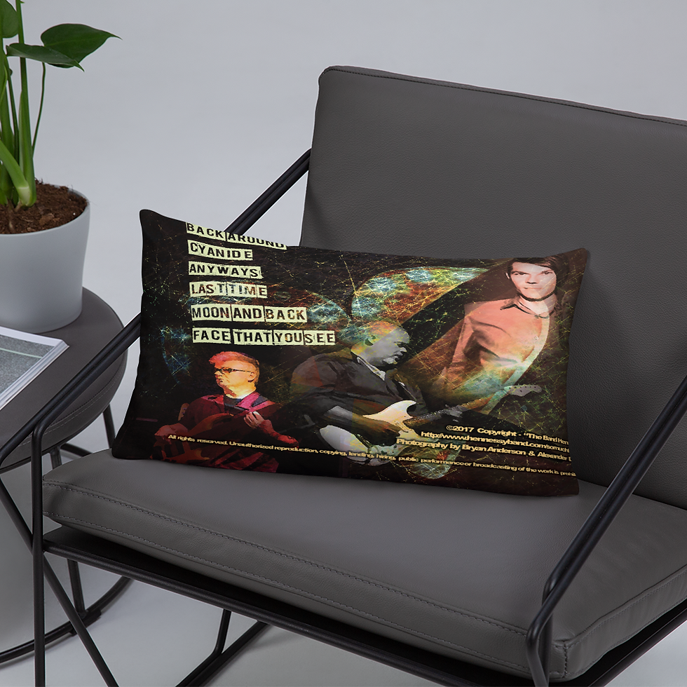 Thumbnail: SO MUCH FOR LOVE ALBUM COVER DECORATIVE PILLOW THE BAND HENNESSY