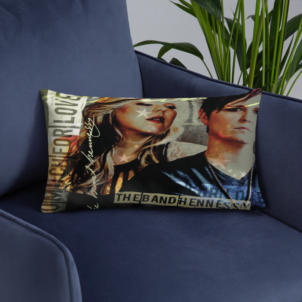 SO MUCH FOR LOVE ALBUM COVER DECORATIVE PILLOW THE BAND HENNESSY