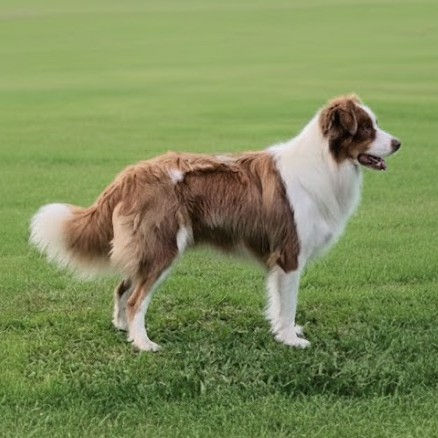 Jack - chocolate tri stud dog