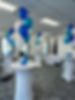 Helium balloon centerpieces near me
