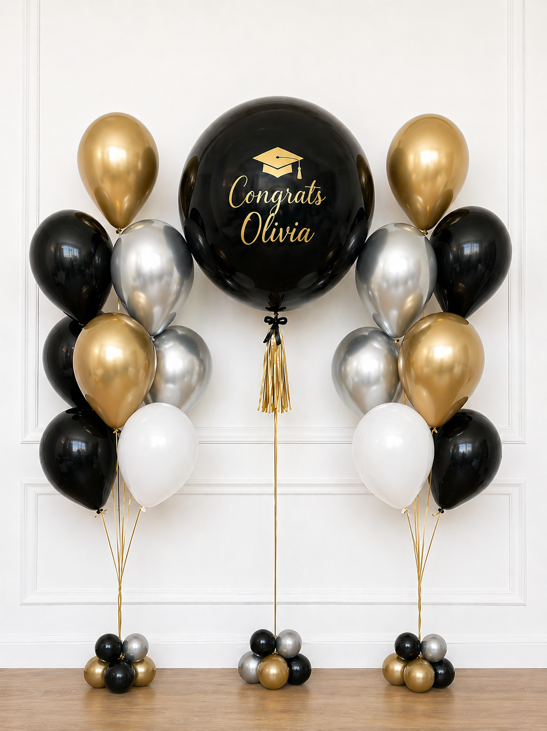 Graduation Custom Jumbo Balloon Bouquet Setup - Class of 2026