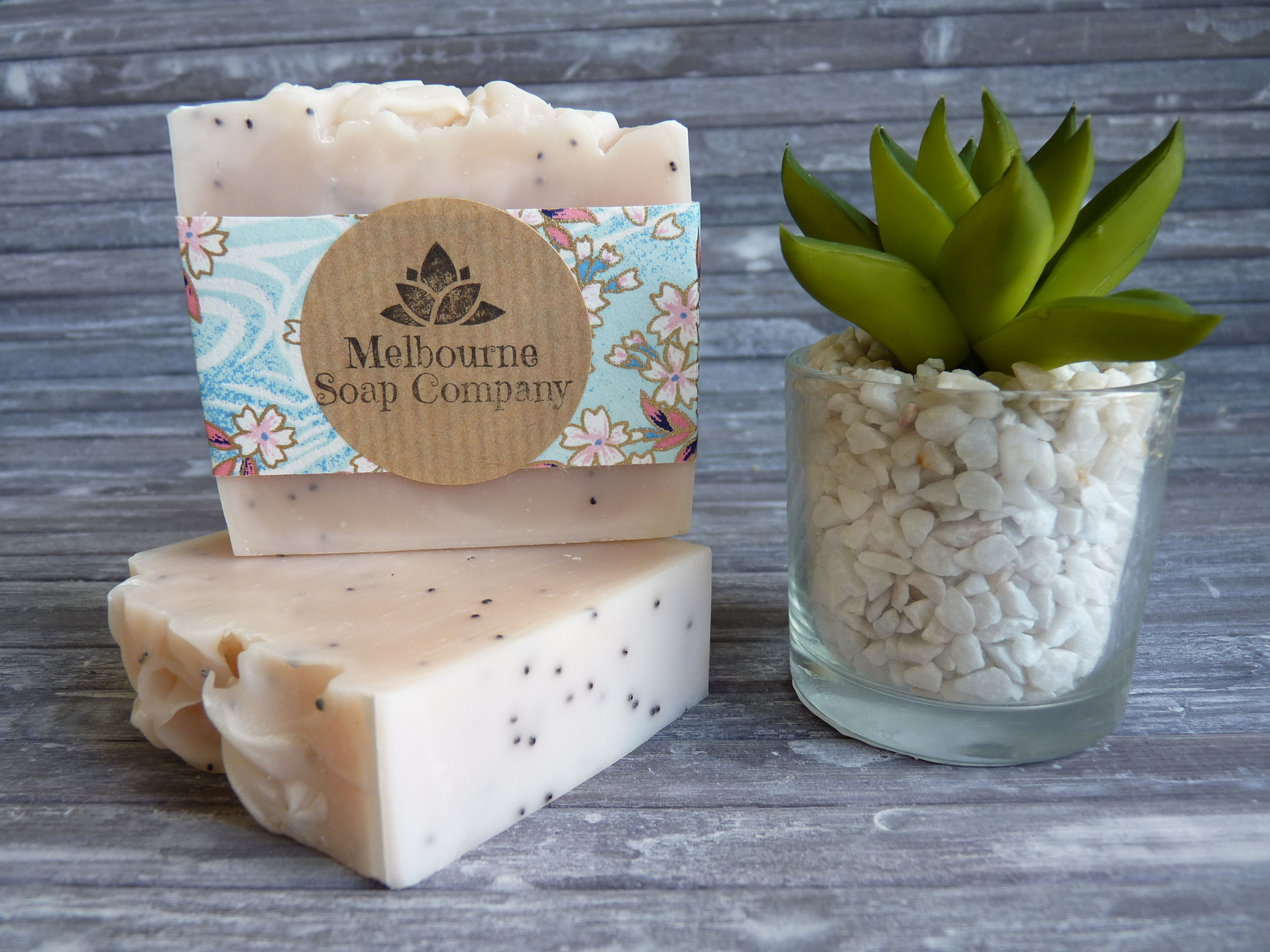 Strawberry, Blackcurrant Oil and Poppy Seed Soap