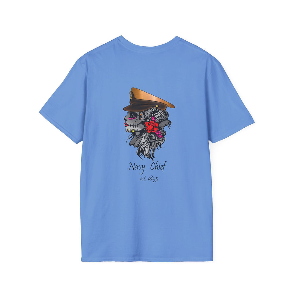 Thumbnail: Navy Chief Sugar Skull Tee  Graphic T-Shirt