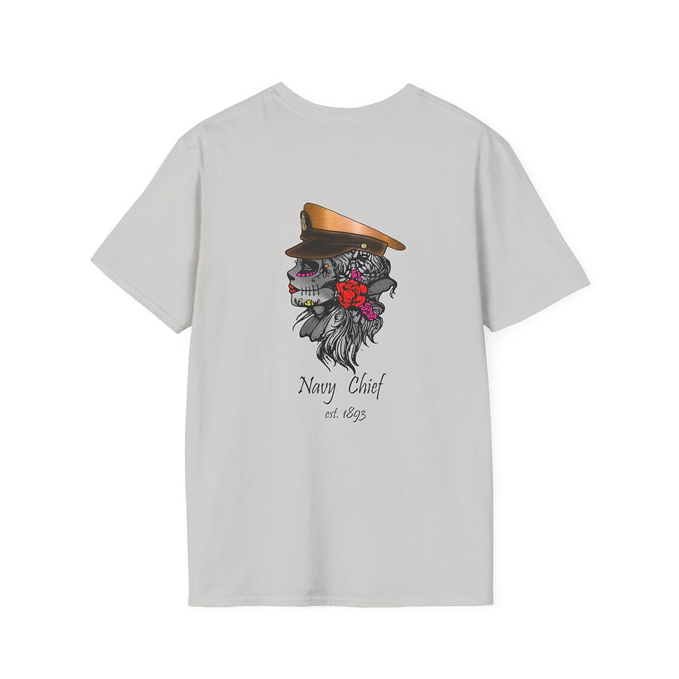 Thumbnail: Navy Chief Sugar Skull Tee  Graphic T-Shirt