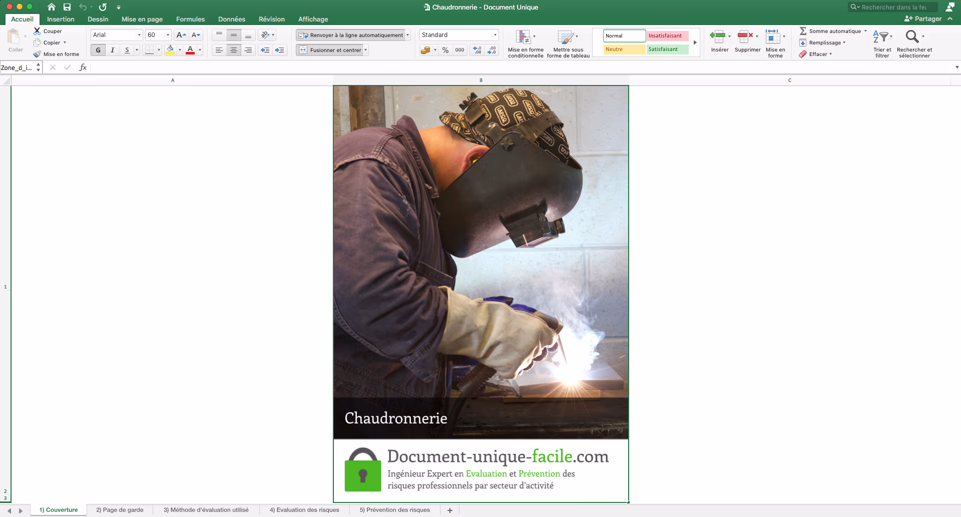 Document Unique : Chaudronnerie