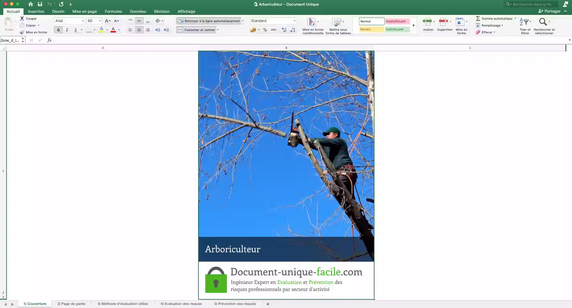 Document Unique Arboriculteur - Illustration