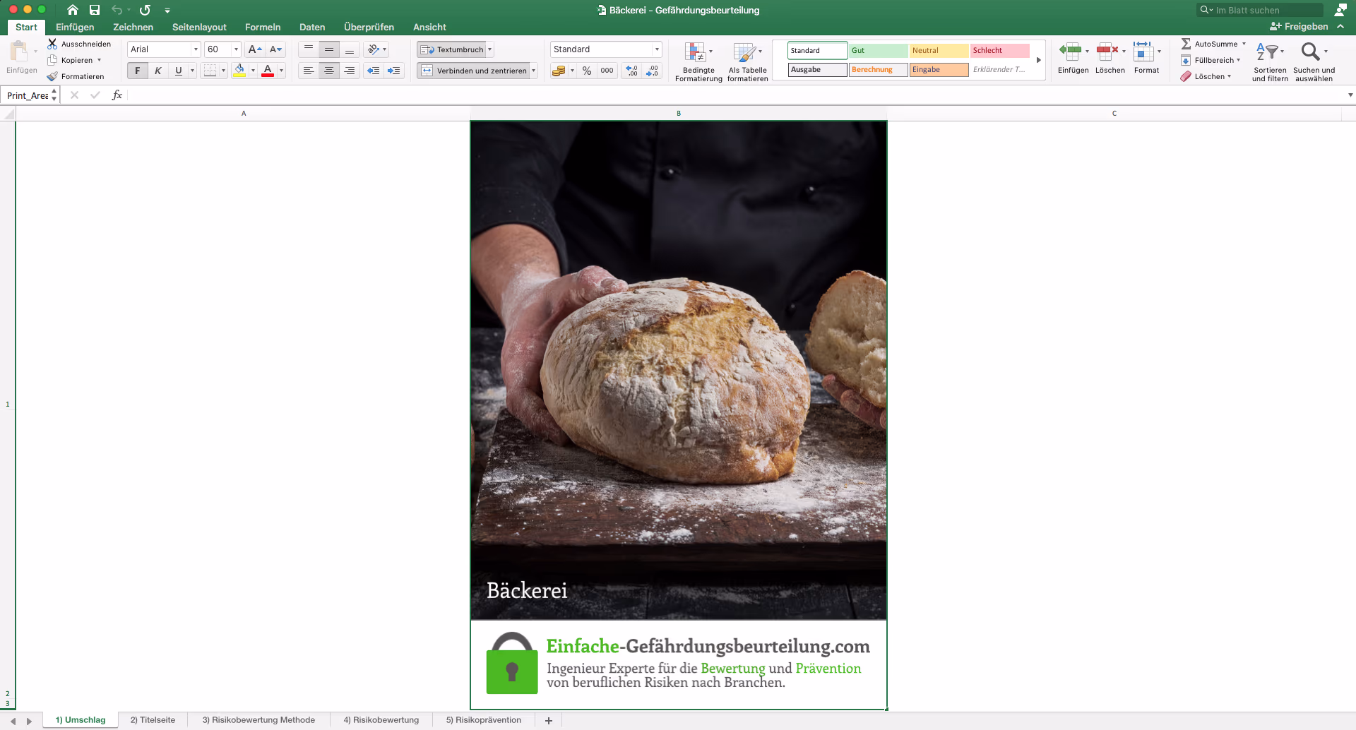 Gefährdungsbeurteilung - Bäckerei