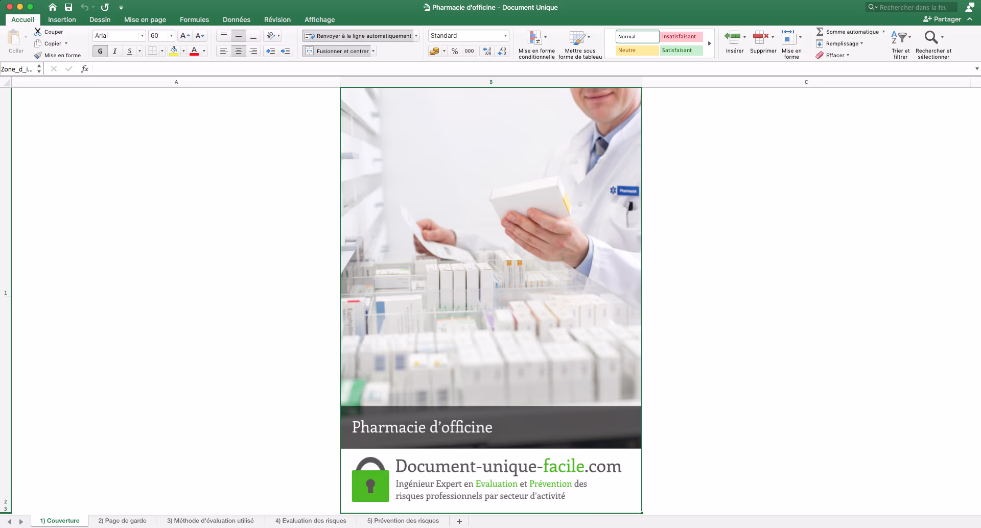 Document Unique : Pharmacie d'officine