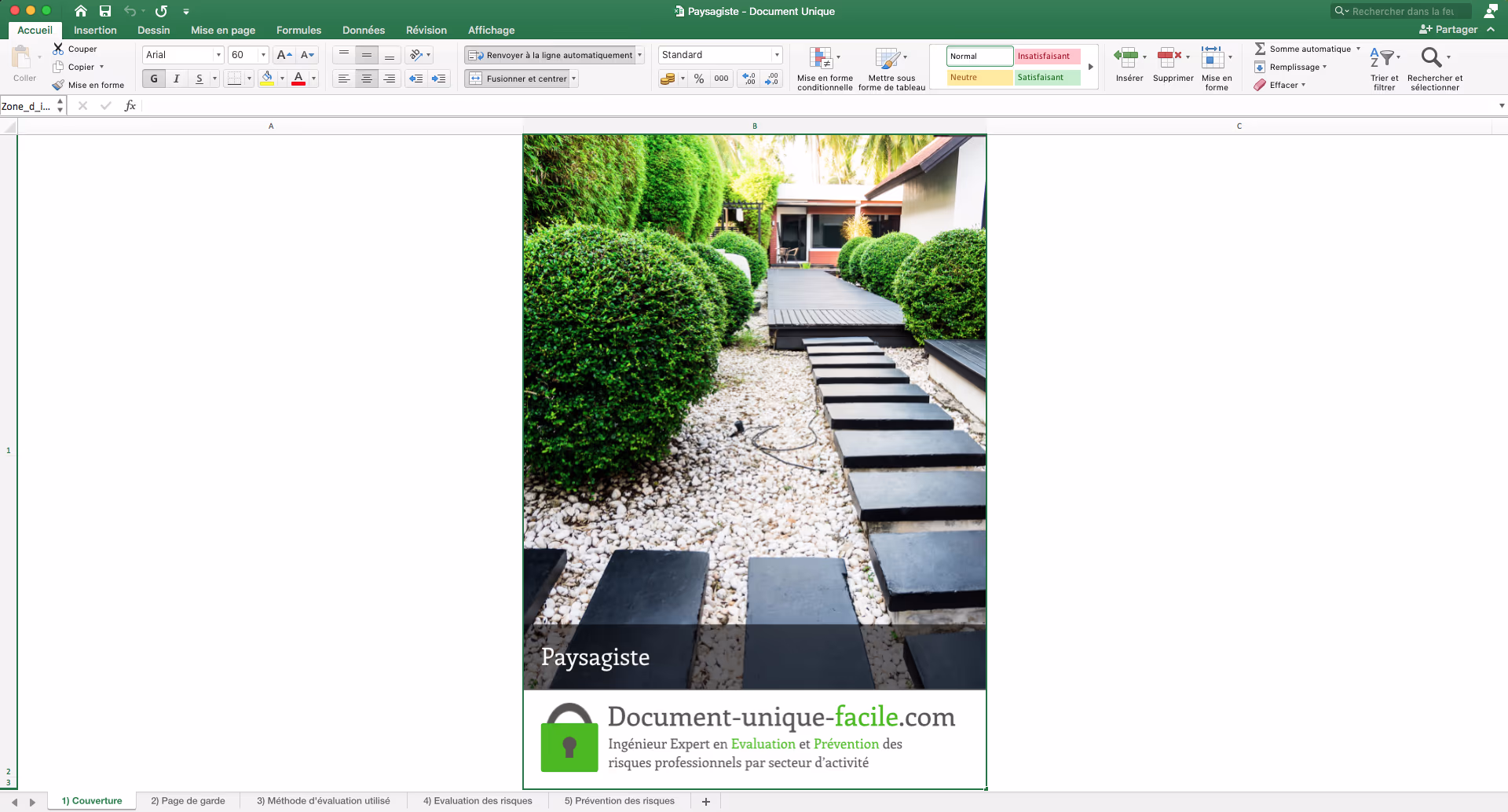 Document Unique : Paysagiste