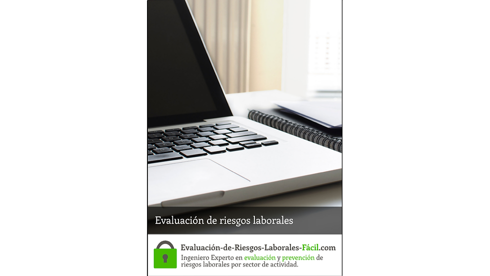 Modelo Gratuito de Evaluación de Riesgos Laborales en Blanco: Portada