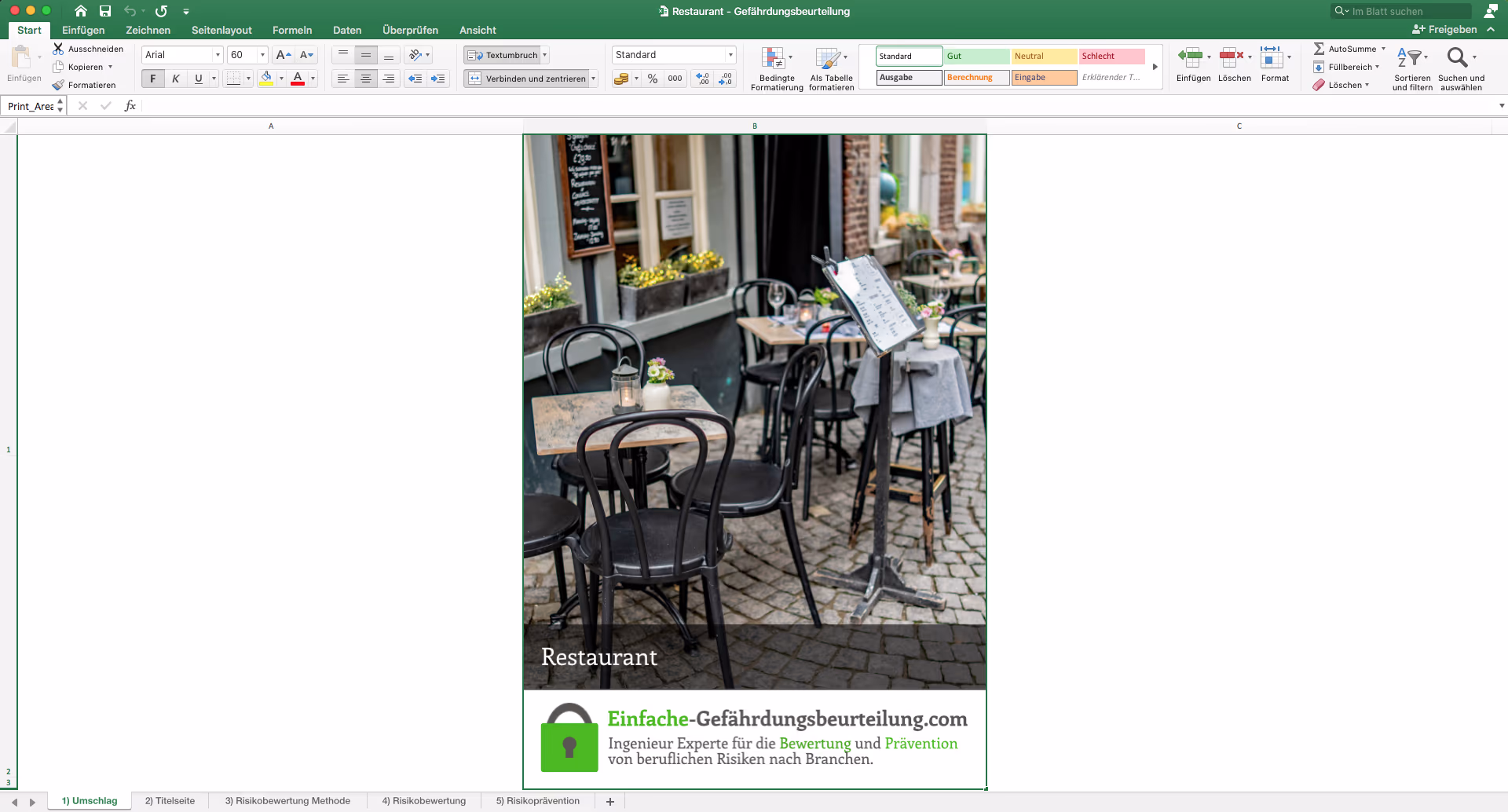 Gefährdungsbeurteilung - Restaurant