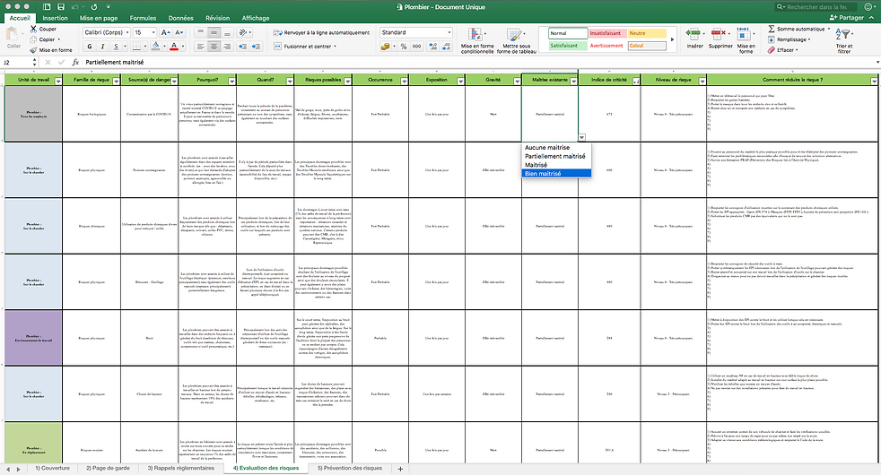 Document Unique d'Evaluation des Risques Professionnels pour Plombier.png
