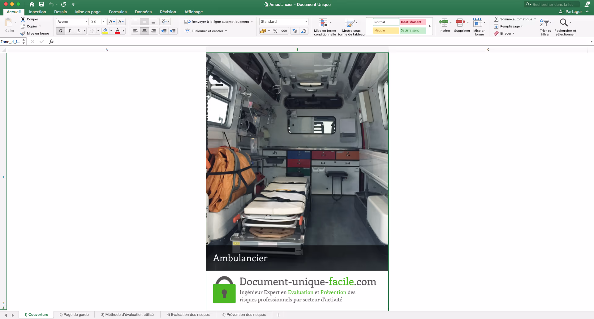 Document Unique : Ambulancier