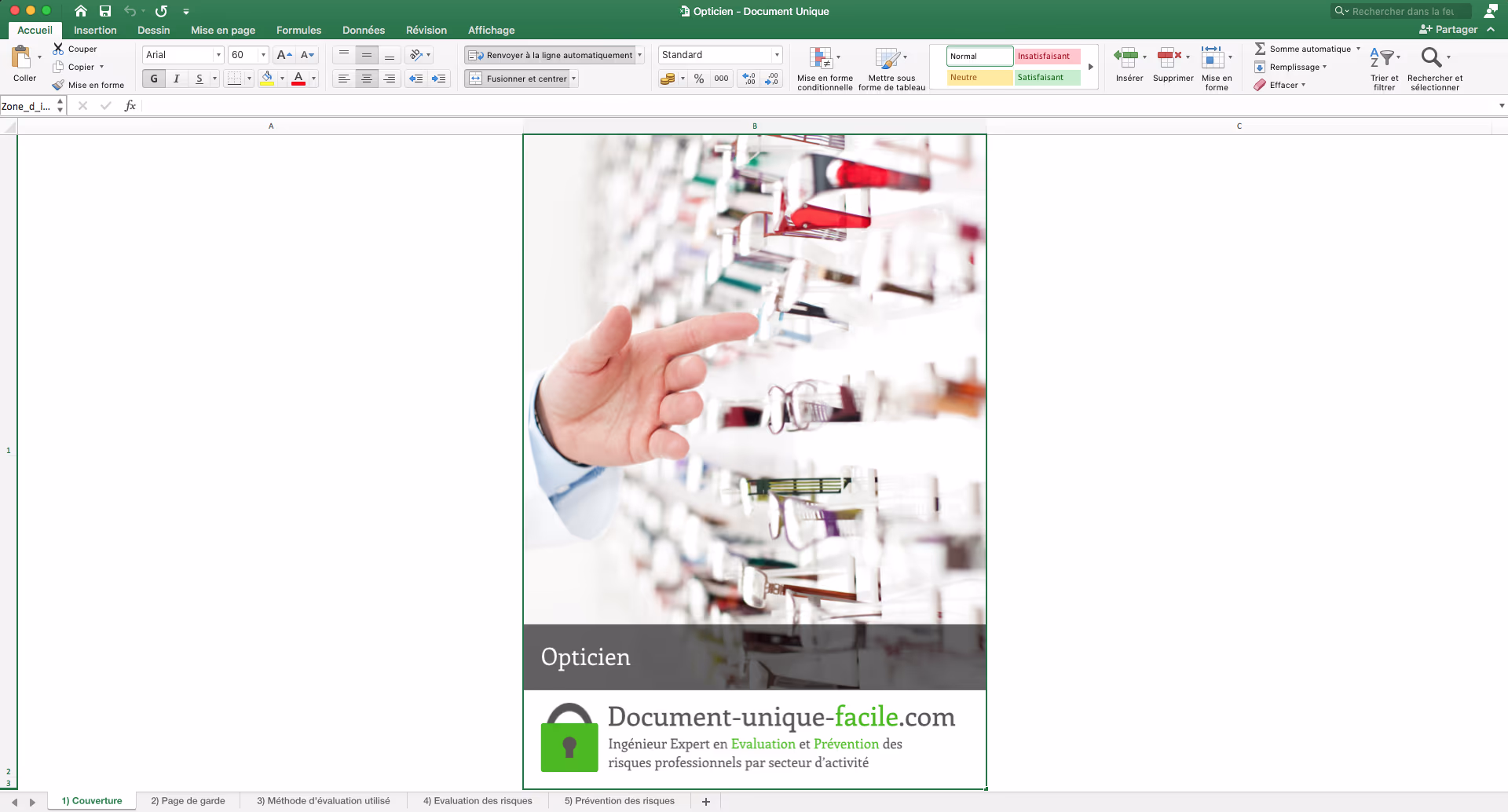 Document Unique : Opticien