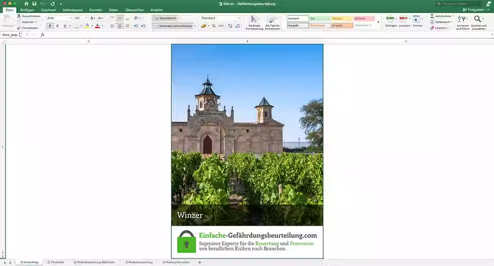 Miniaturbild: Gefährdungsbeurteilung Winzer - Umschlag