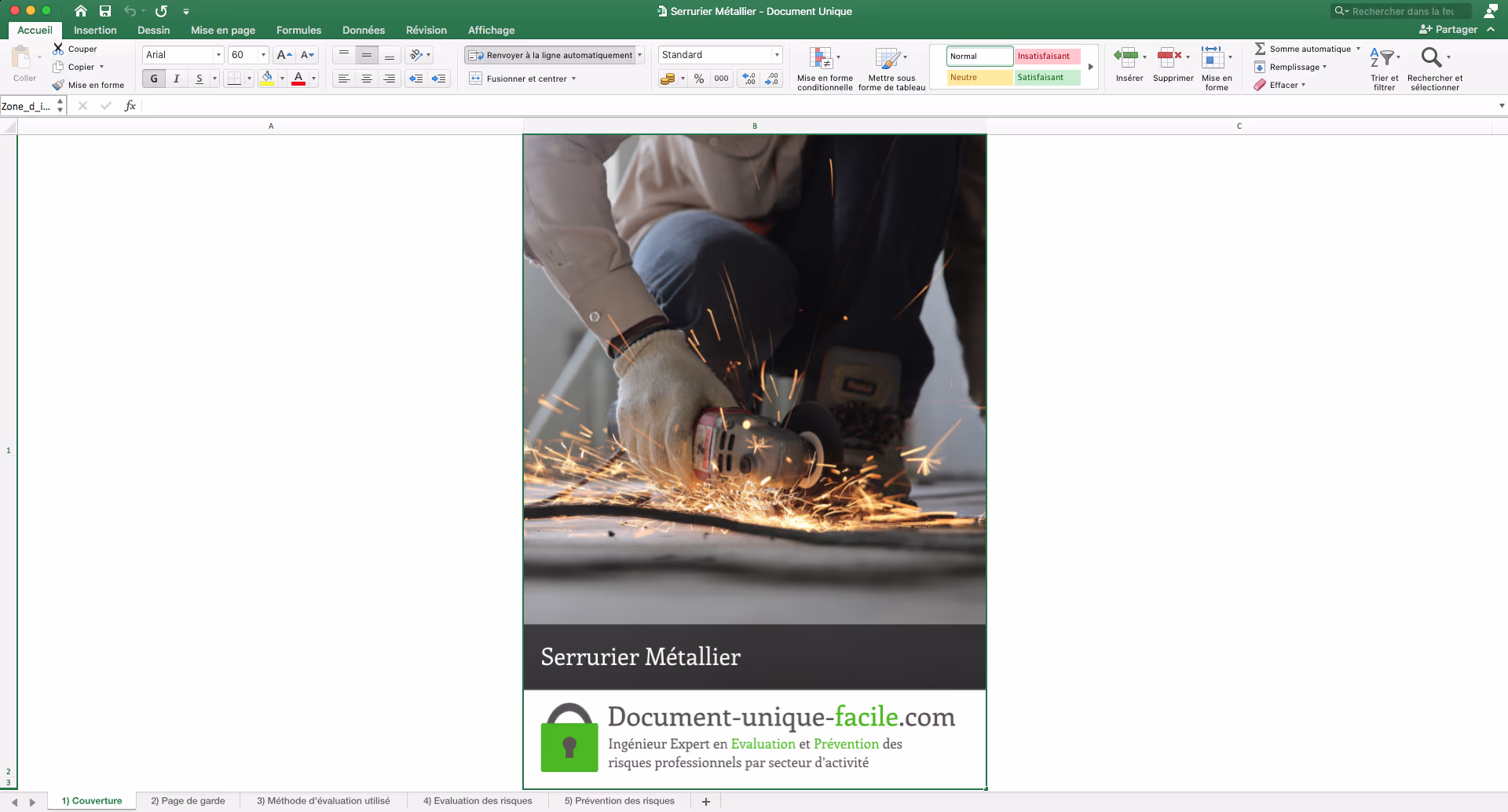 Document Unique : Serrurier Métallier