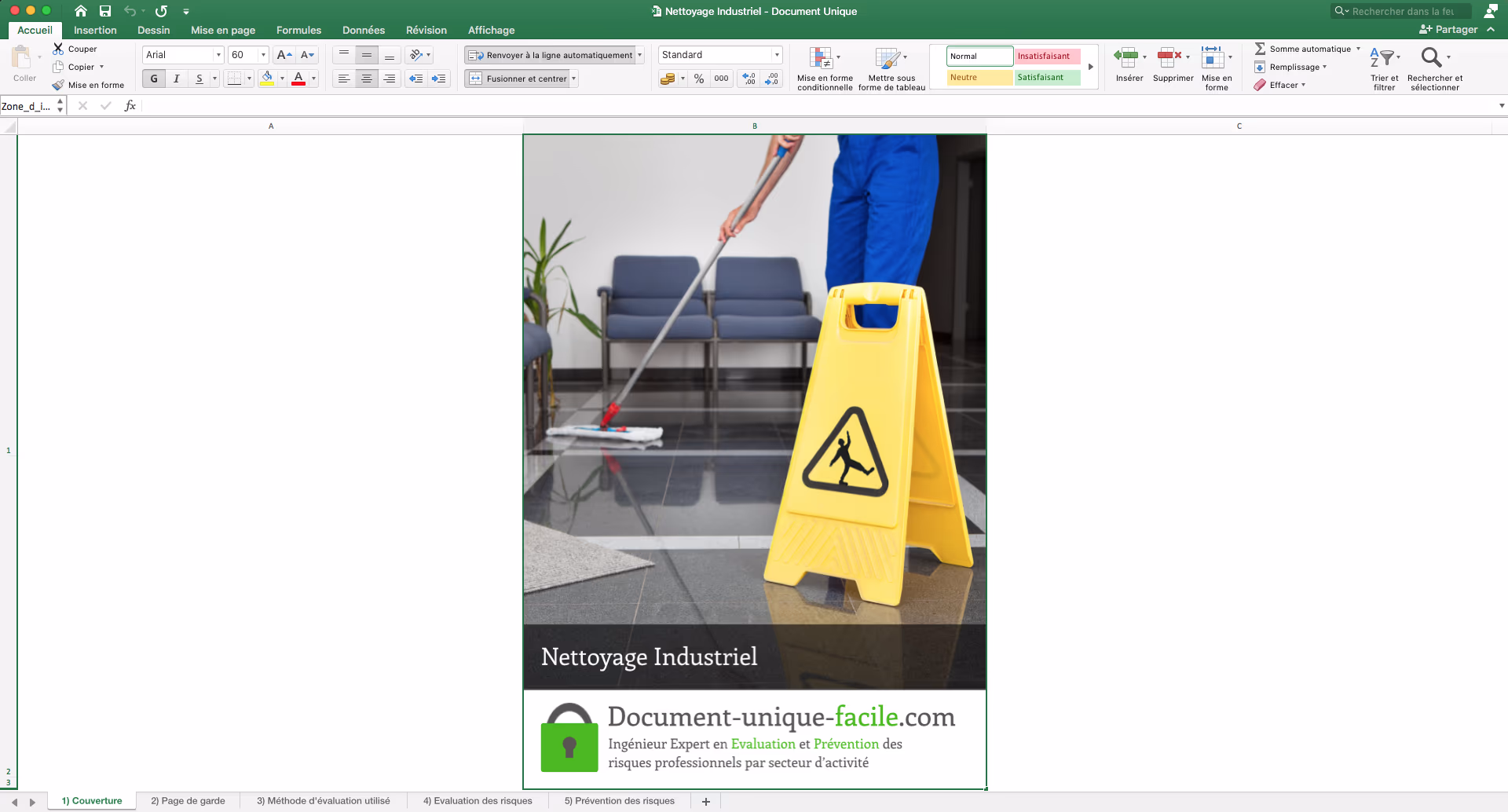 Document Unique : Nettoyage Industriel