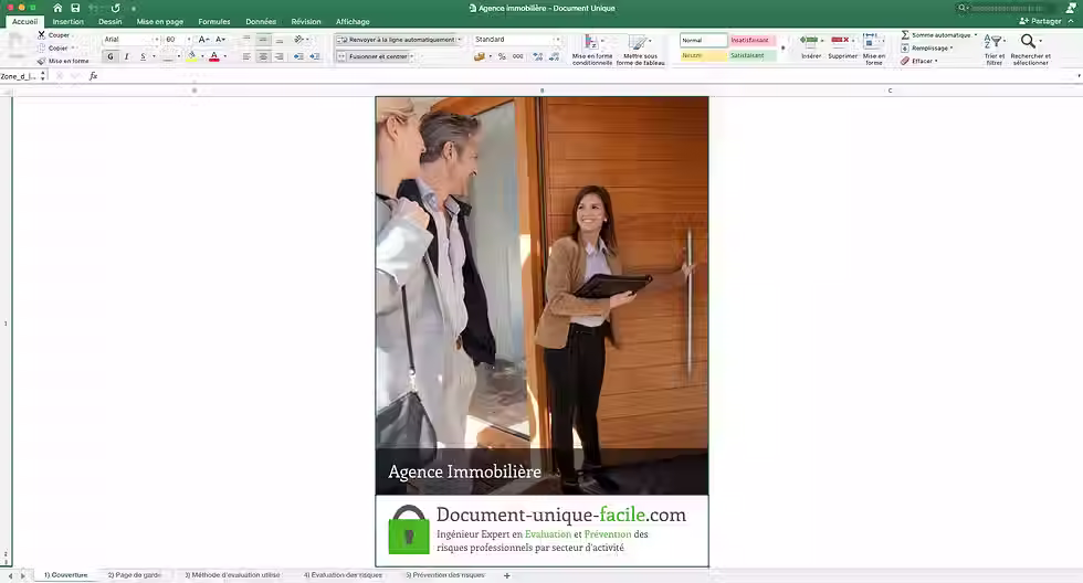 Document Unique Agence Immobilière - Illustration