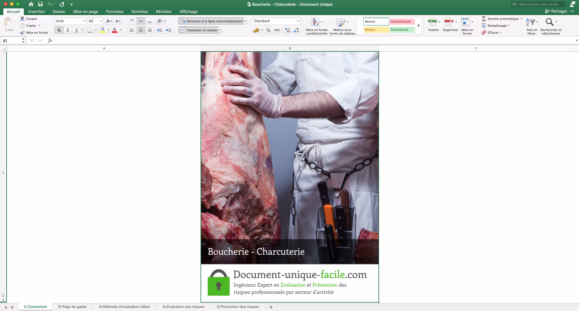 Document Unique : Boucherie - Charcuterie