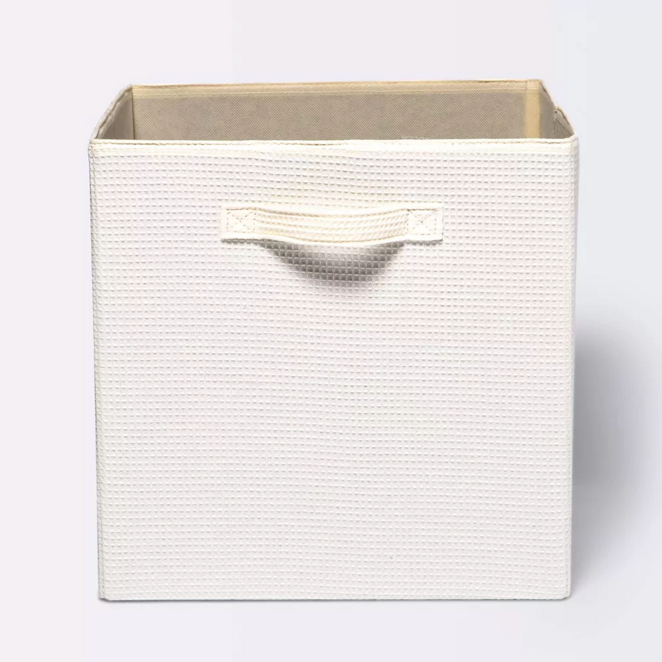 Target Cloud Island Waffle Weave 13"x13" Storage Cube
