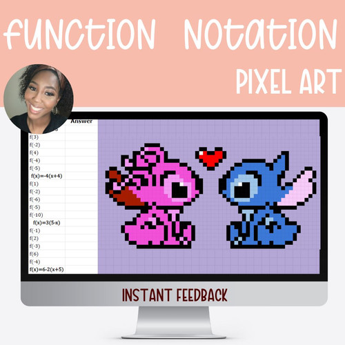 Evaluating Functions Pixel Art Activity 2 TEKS A 12B Printable And Evaluating Functions Pixel Art Activity 2 TEKS A 12B Printable And