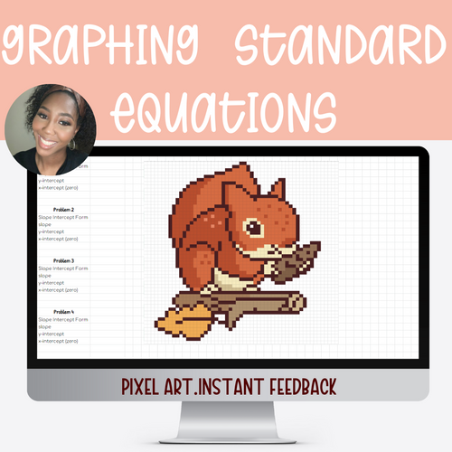 Key Features and Graphing Standard Form Pixel Art | Beyond the Math